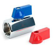 Шаровой кран TIM мини ВВ 1/2 хромированный