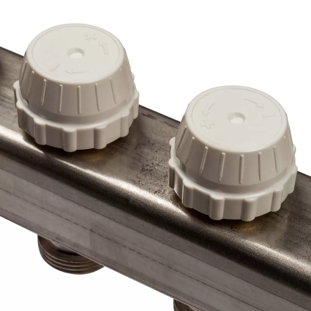 Коллектор Stout на 12 выходов из нержавеющей стали с расходомерами - SMS 0917 000012 Коллектор Stout на 12 выходов из нержавеющей стали с расходомерами - SMS 0917 000012