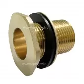 Врезка для бочки с контргайкой TIM латунная 1/2