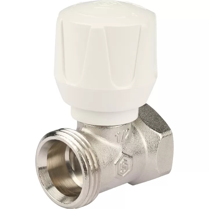 Клапан ручной терморегулирующий Stout, прямой 1/2 Клапан ручной терморегулирующий Stout, прямой 1/2