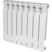 Алюминиевый радиатор Rommer Profi AL 500 8 секций Алюминиевый радиатор Rommer Profi AL 500 8 секций