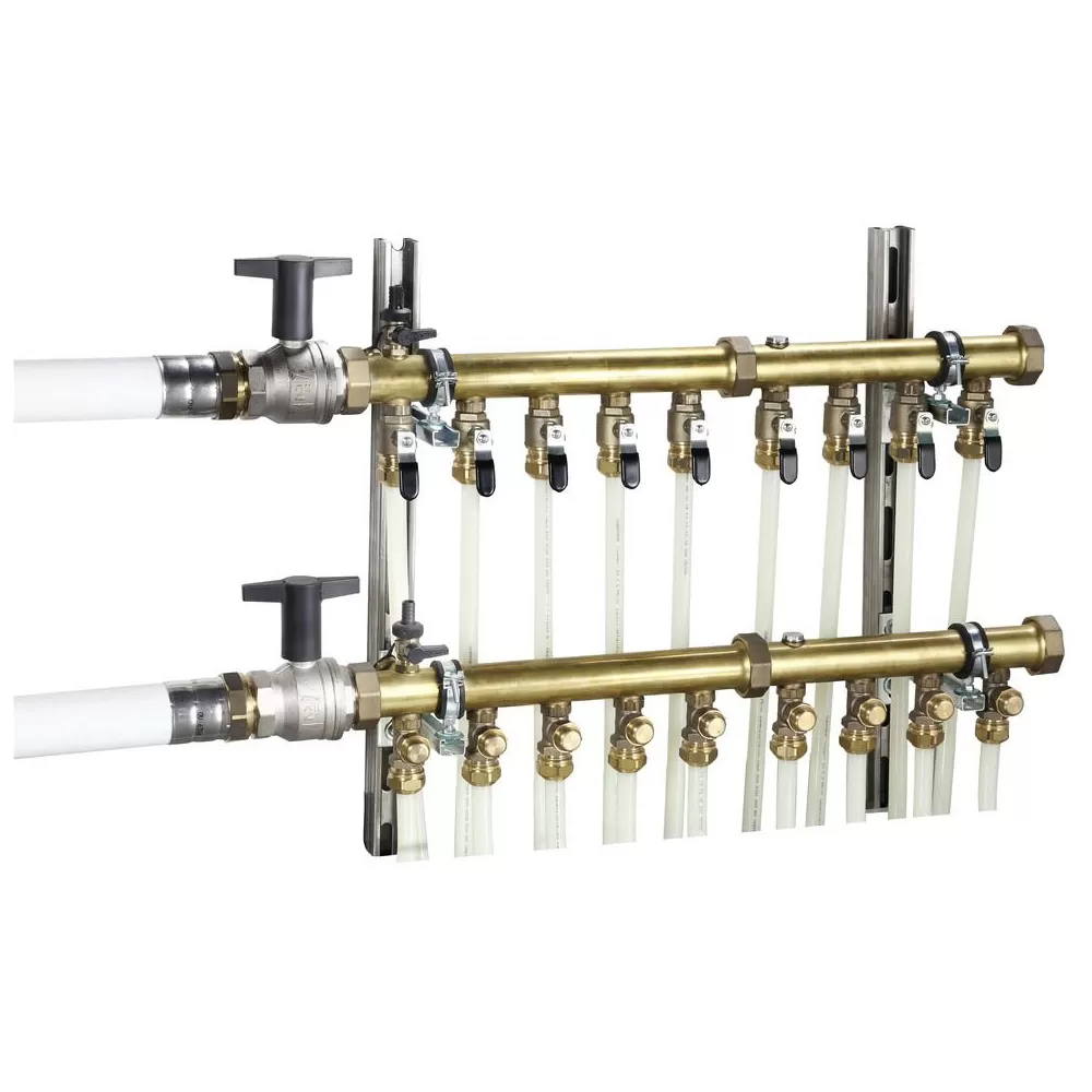 Кран шаровой Oventrop Optibal НВ 1 1/4 с пластмассовым маховиком