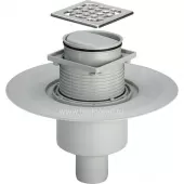 Душевой трап Viega Advantix 4936.3 c сухим затвором и вертикальным выпуском