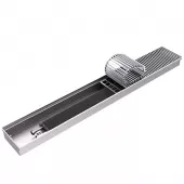 Конвектор внутрипольный Rommer RCN 120.300.4700 с естественной конвекцией