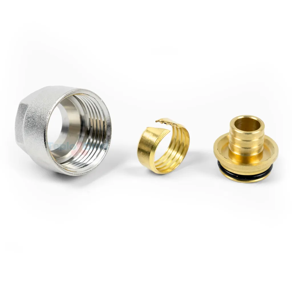 Резьбозажимное соединение TIM 16х2.0 - G 3/4" коллекторное для труб