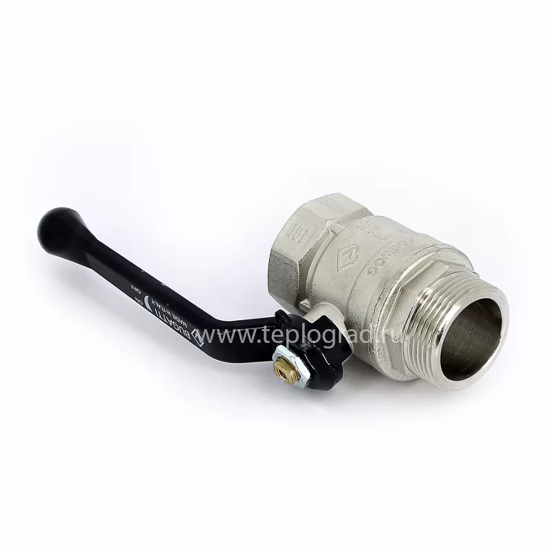 Шаровой кран Bugatti OREGON НР-ВР 1/2, ручка рычаг