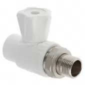 Кран шаровой для радиатора прямой Valfex 25х1/2 PP-R