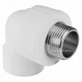 Угольник переходной с наружной резьбой Valfex 20х3/4 PP-R