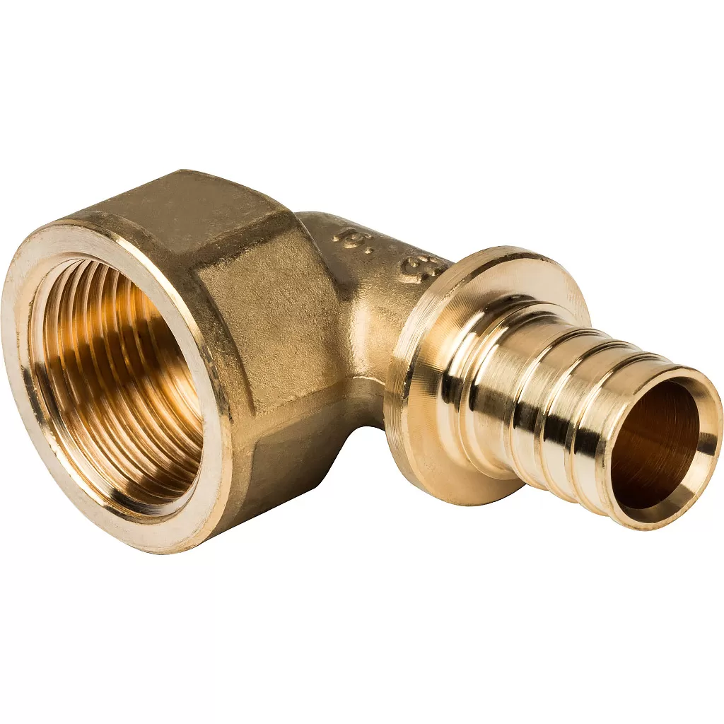 Угольник Stout ВР 25x3/4 для труб из сшитого полиэтилена