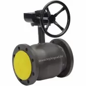 Кран шаровой стальной Broen Ballomax DN350 PN25 фланцевый, с редуктором