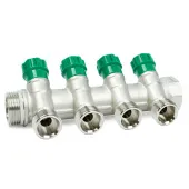 Коллектор TIM регулирующий под 45°, 1x3/4 на 4 выхода