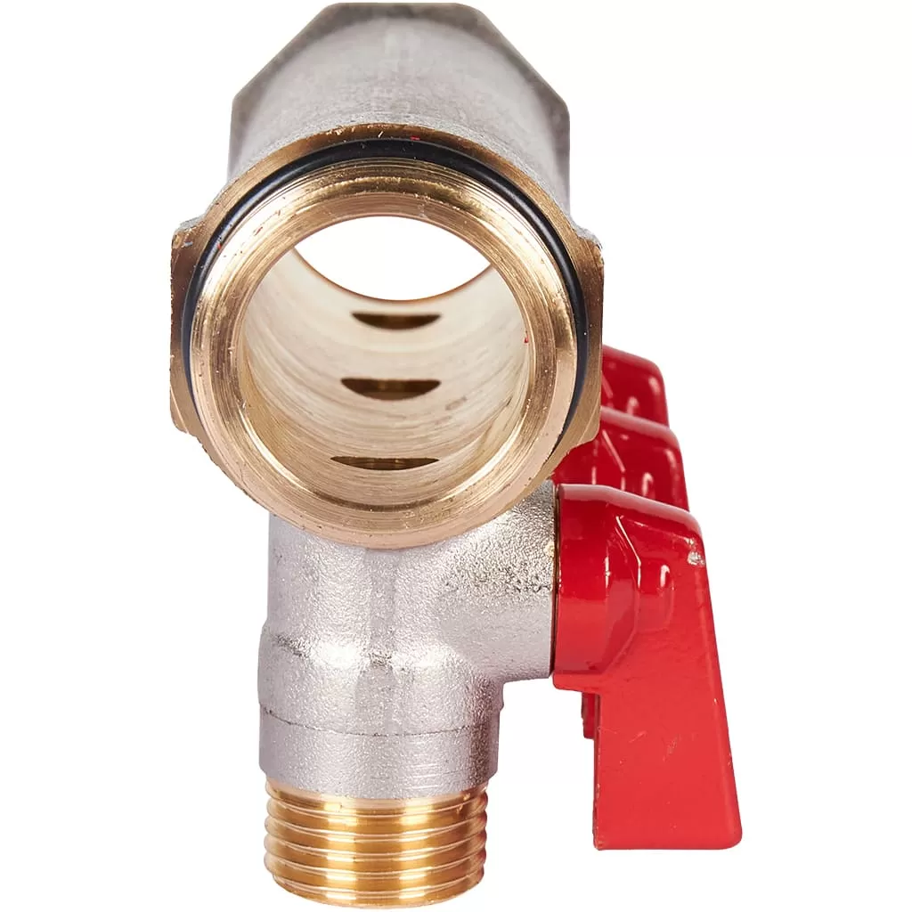 Коллектор Stout с шаровыми кранами 1, 3 отвода 1/2 (красные ручки) Коллектор Stout с шаровыми кранами 1, 3 отвода 1/2 (красные ручки)