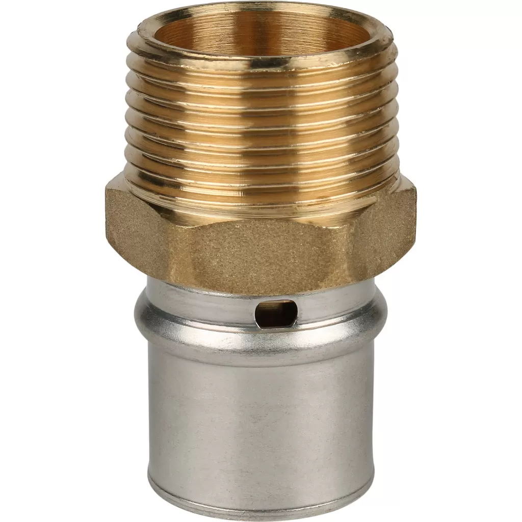 Переходник с наружной резьбой прессовой Stout 1 x 26 Переходник с наружной резьбой прессовой Stout 1 x 26