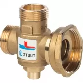 Термостатический смесительный клапан Stout G 1М-G 1 1/2F-G 1M 60°С Термостатический смесительный клапан Stout G 1М-G 1 1/2F-G 1M 60°С