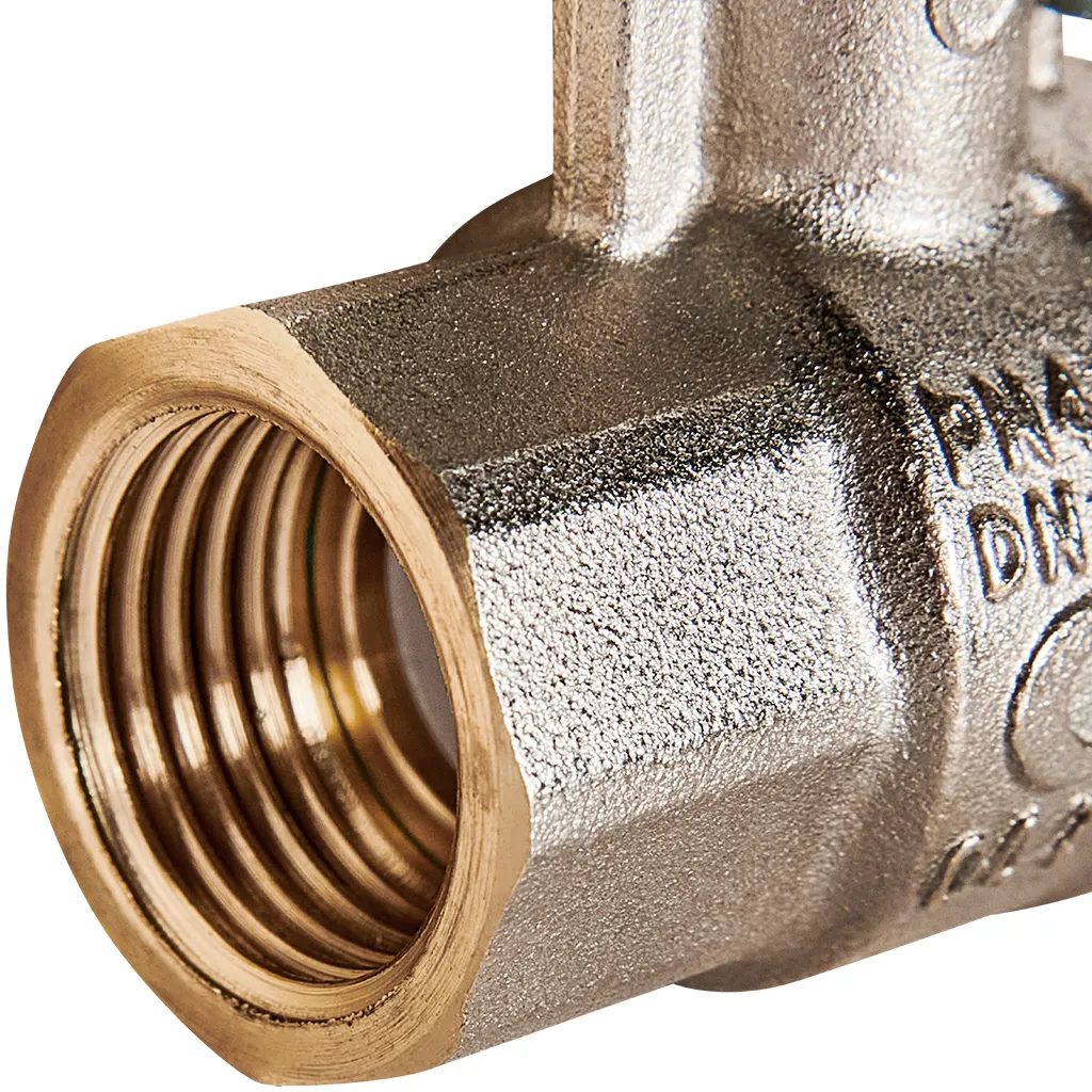 Шаровой кран Stout ВР-ВР 1/2 полнопроходной, ручка рычаг