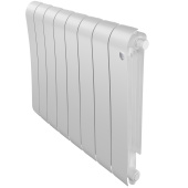 Биметаллический радиатор Royal Thermo Infinity 500 Bianco Traffico VR80 8 секций с нижним подключением