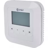 Проводной комнатный регулятор Stout R-9s, белый