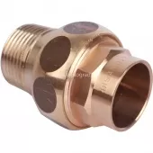 Сгон 28x1 ВП-НР Sanha 4341g самоуплотняющийся, бронза 14341281