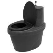 Торфяной туалет Rostok черный гранит (биотуалет)