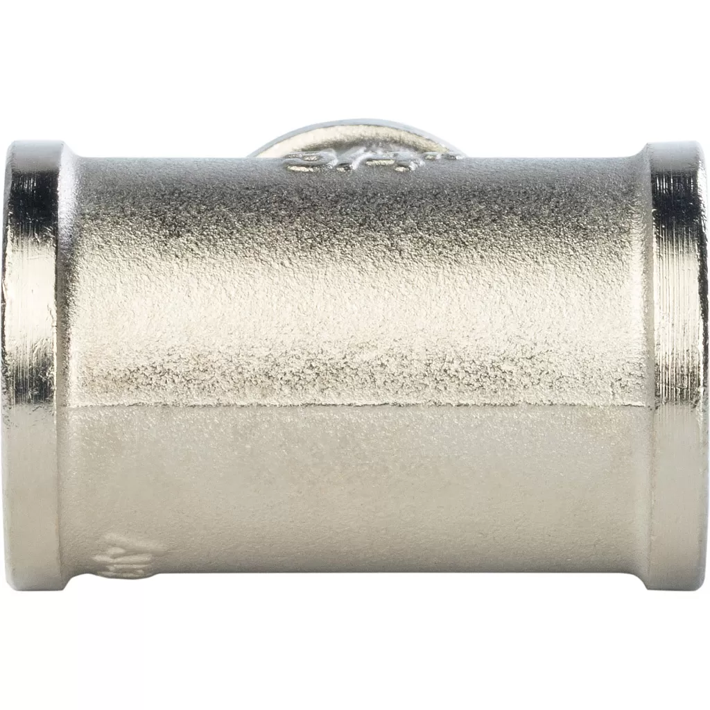 Тройник переходной 3/4x1/2x3/4 ВВ никелированный Stout