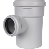 Тройник канализационный Stout 110x58/87° бесшумный