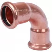 Отвод 90° 22 ВПр-ВПр 6002A Sanha, для медных труб прессовой