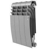 Биметаллический радиатор Royal Thermo BiLiner 350 Silver Satin 4 секции