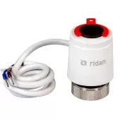 Термоэлектрический привод Ридан TWA-KR 230В М30x1,5 NC норм. закрытый