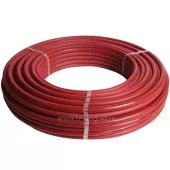 Металлопластиковая труба Henco Standard 32х3 в  красной изоляции (6мм), бухта 25 метров