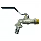 Кран водоразборный TIM 3/4 со штуцером