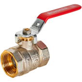 Кран шаровой Rommer ВВ 1 1/2, ручка рычаг Кран шаровой Rommer ВВ 1 1/2, ручка рычаг