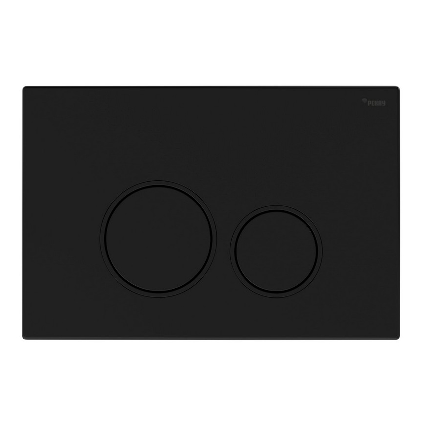 Инсталляция для подвесного унитаза РЕХАУ NovaFlow с панелью Nova ORB 001 черной