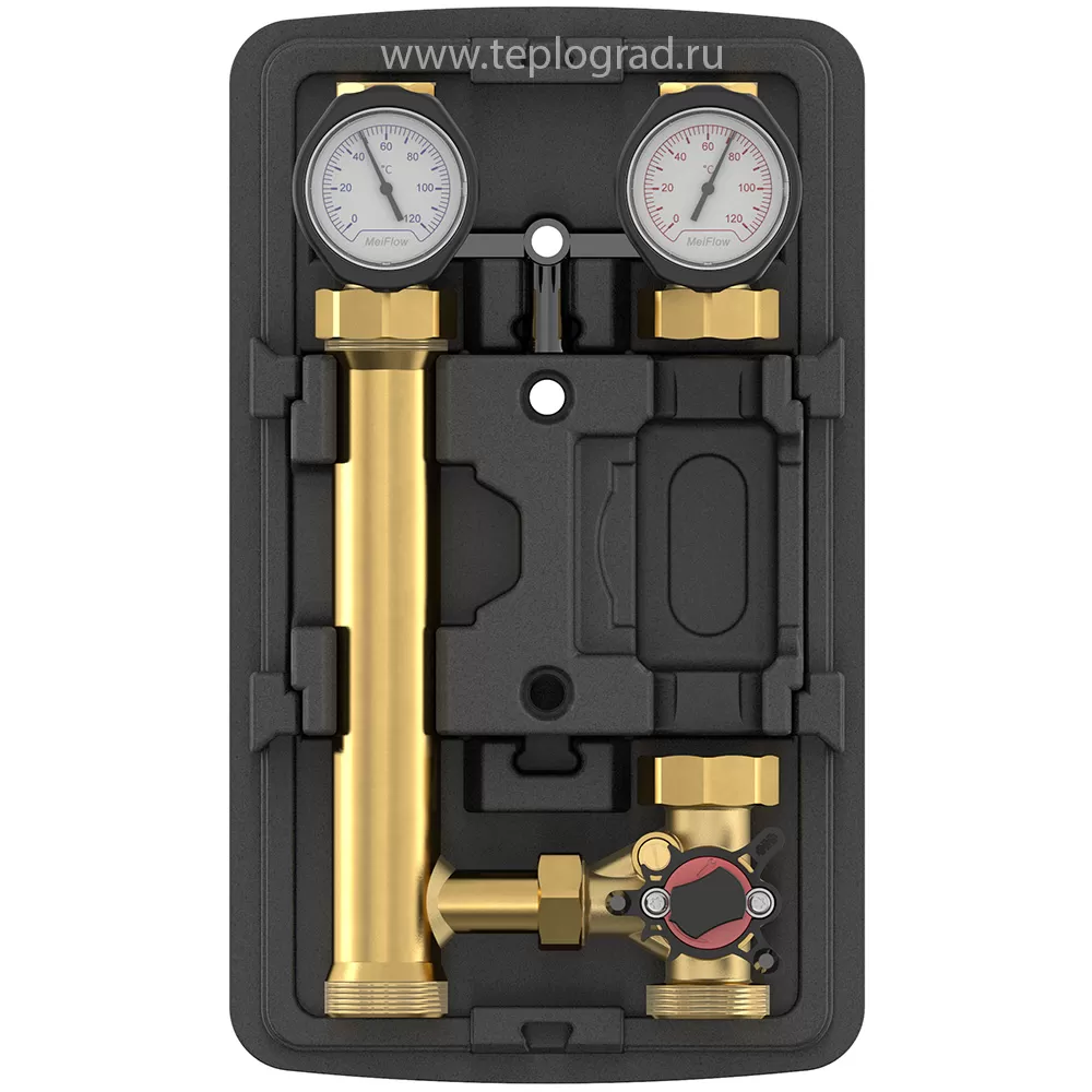 Насосная группа Meibes MeiFlow TOP S MC DN25 со смесителем, без насоса