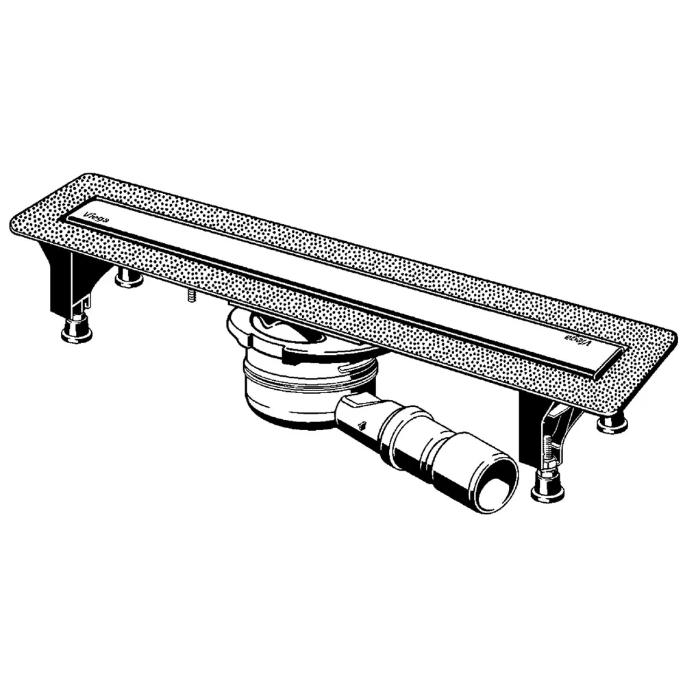 Душевой лоток Viega Advantix с решеткой Advantix Visign ER10 (1100 мм)