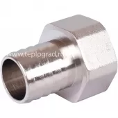 Штуцер 1x25 ВР никелированный Stout