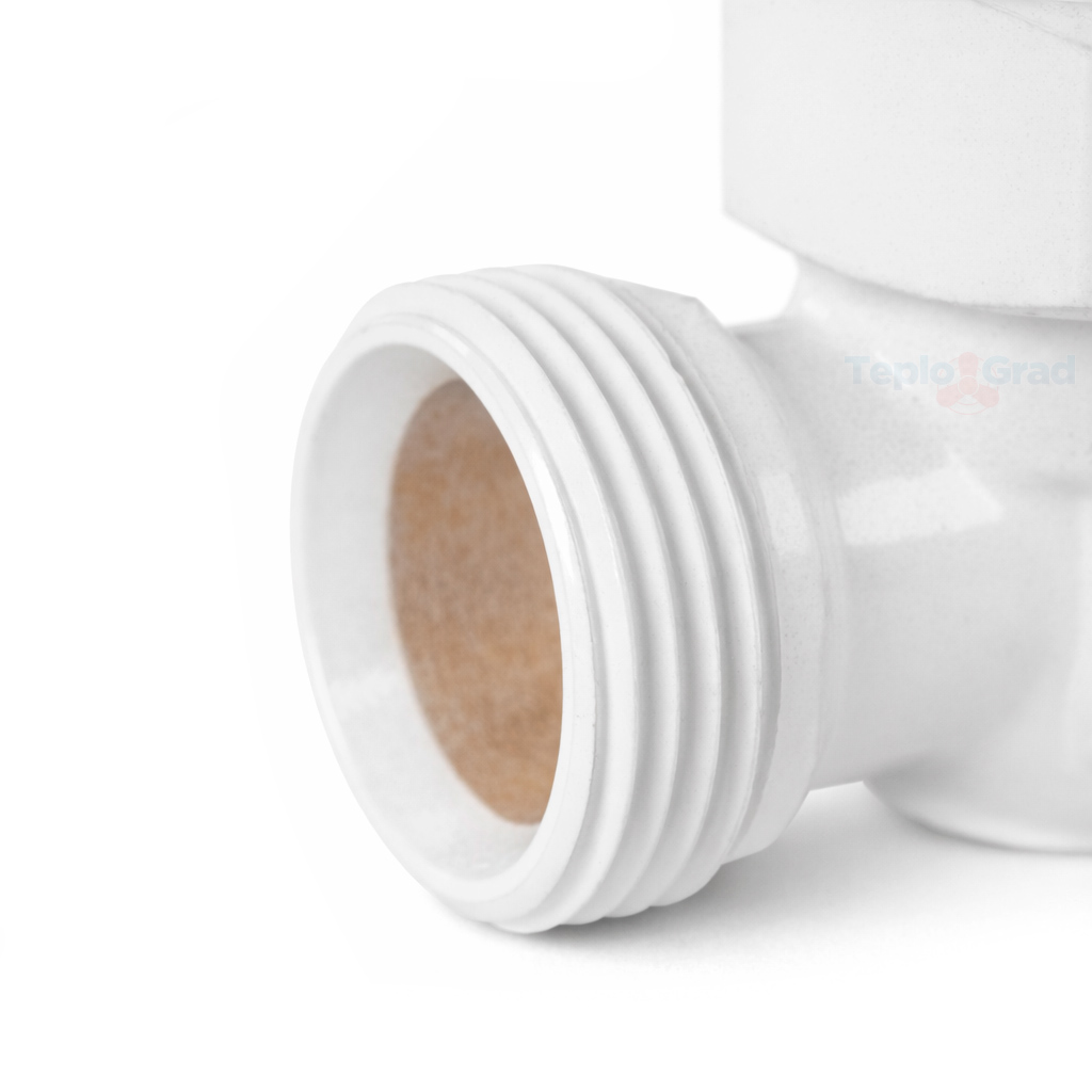 Набор нижнего подключения Royal Thermo угловой белый 3/4 раздельный