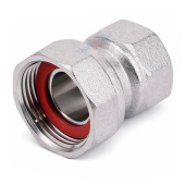 Полусгон Zeissler с накидной гайкой 1/2x3/4