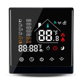 Комнатный термостат Stout STE-3002 3А черный Wi-Fi