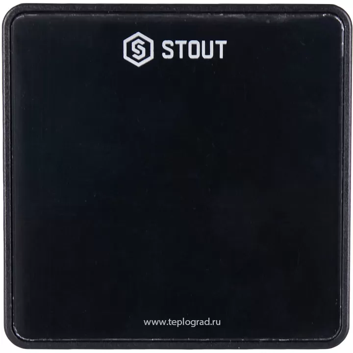 Беспроводной комнатный датчик Stout C-8r, черный