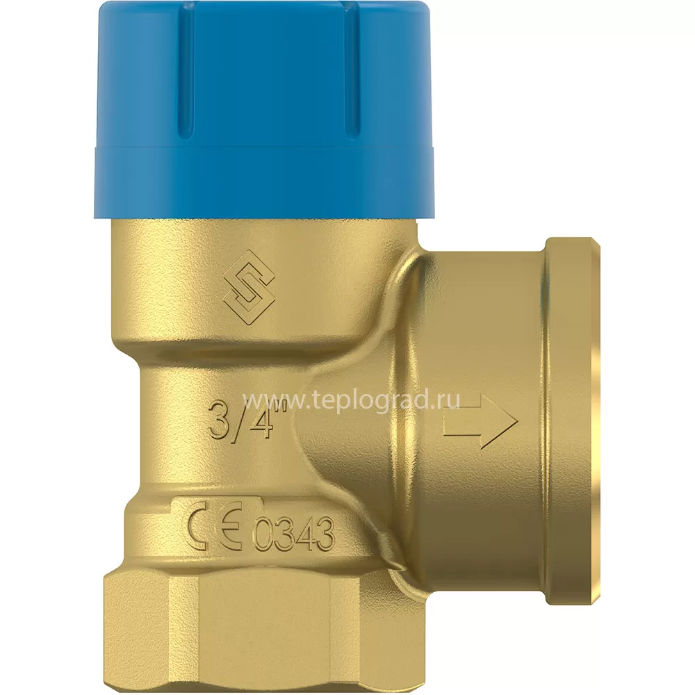 Клапан предохранительный Flamco Prescor B 3/4x1 - 8 бар для систем водоснабжения