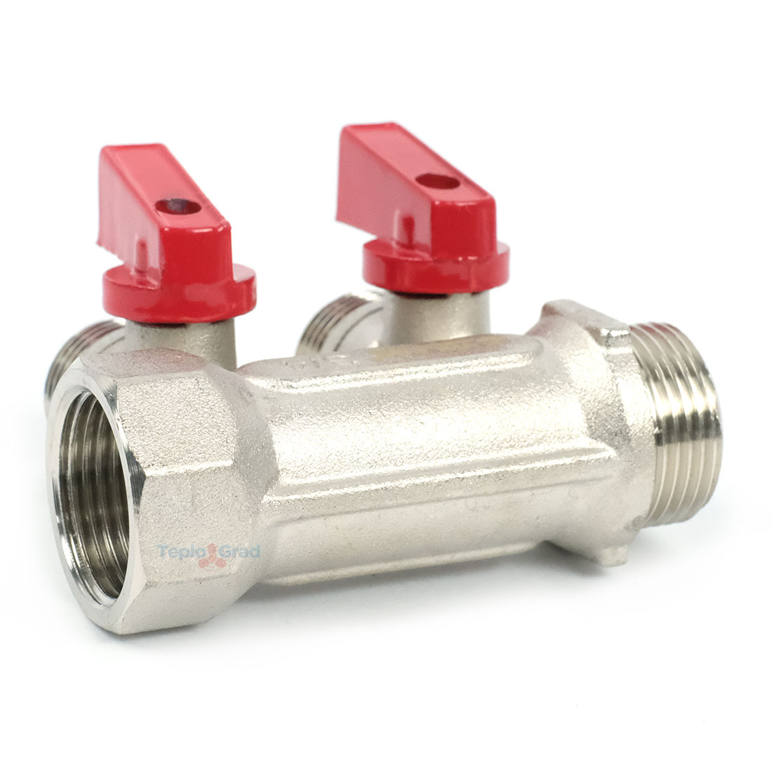 Коллектор Valfex с шаровыми кранами 3/4x1/2 на 2 выхода