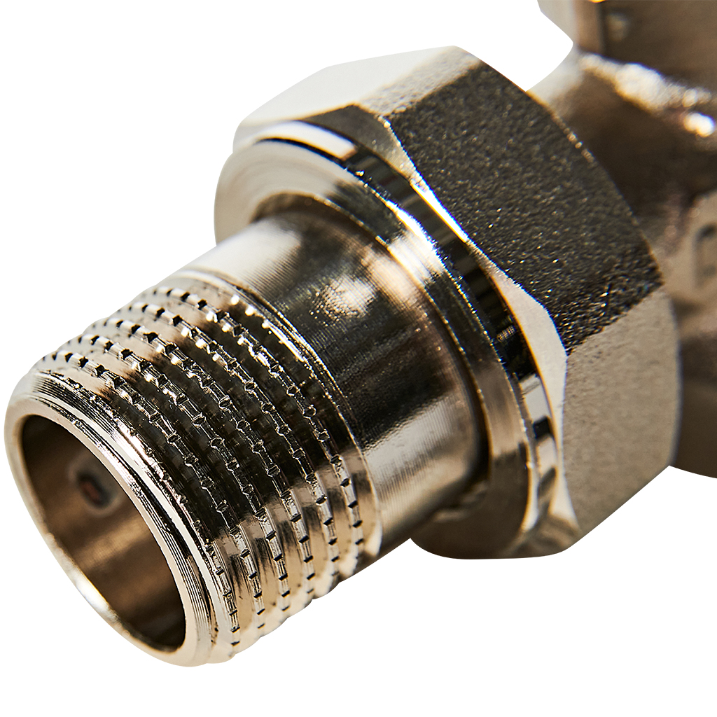 Клапан запорный угловой Rommer 1/2