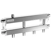 Распределительный коллектор Gidruss MKSS-40-3D (40 кВт G 3/4, 3 конт. G 3/4 из них 2 вертикальных)