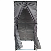 Кабина душевая дачная Rostok серая