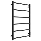 Электрический полотенцесушитель Stout JAZZ round 500x800 черный матовый