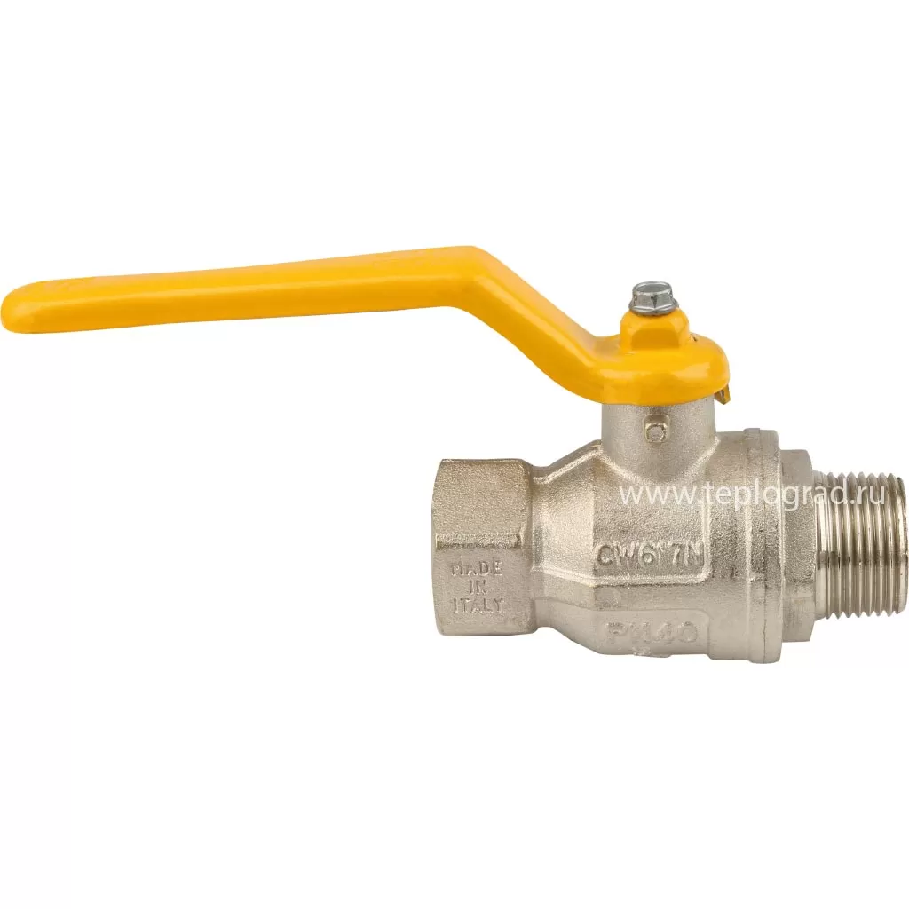 Кран шаровой для газа Itap LONDON 067 НВ 3/4, ручка рычаг