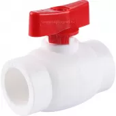 Мини шаровой кран Kalde 25 мм ручка красная Мини шаровой кран Kalde 25 мм ручка красная