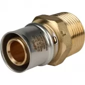 Переходник с наружной резьбой прессовой Stout 1 x 26 Переходник с наружной резьбой прессовой Stout 1 x 26