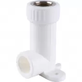 Угольник удлиненный с внутренней резьбой с креплением Kalde 20x1/2