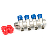Коллектор Valfex регулирующий 1x1/2 на 4 выхода